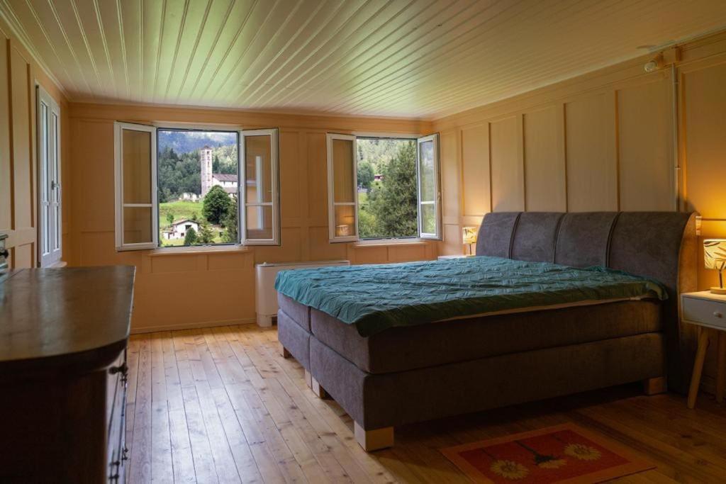 Casa Dorino - Luogo Idilliaco, Ideale Per Famiglie, Terrazza Ed Ampio Giardino, Vista Montagne, Sauna Privata Rodi Exteriér fotografie